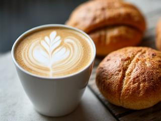 Frische Gebäck- und Kaffeeauswahl für Events